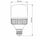 Лампочка Videx A80 30W E27 5000K 220V (VL-A80-30275) - зображення 3