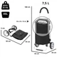 Сумка-візок ShoppingCruiser Foldable 40 Black (927297) - зображення 4