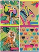 Зошит у клітку 24 л Yes Rainbow animal крафт, білила А5 мікс 4 дизайну (765103) - зображення 1