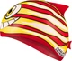 Шапка для плавания Aquaspeed ZOO FISH 8694 (115-31-fish) Красно-желтый с белым (5908217686947) - изображение 1