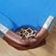 Настільний більярд Avko PT01 Синій/Коричневий з комплектом куль, трикутником та двома кіями - зображення 4