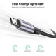 Дата кабель USB 2.0 AM to Micro 5P 2.0m US290 Aluminum Braid Black Ugreen (60148) - изображение 2