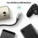 Дата кабель USB 2.0 AM to Micro 5P 2.0m US290 Aluminum Braid Black Ugreen (60148) - изображение 4