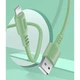 Дата кабель USB 2.0 AM to USB-C 1.0m soft silicone green ColorWay (CW-CBUC042-GR) - зображення 3