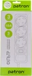 Сетевой фильтр Patron 10 А 250 В 3х1 мм² 3 розетки 3 м Grey (SP-1033-GR) - изображение 2