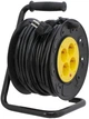 Удлинитель сетевой на катушке Patron 10 А 250 В 3х1.5 мм² 4 розетки 25 м Black-Yellow (PN-CAB-REL-25A-4) - изображение 1