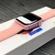 Смарт часы Airplus T500+ MAX Smart Watch Series 7. Цвет розовый. Алюминиевый корпус, съемный ремешок. - изображение 3