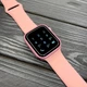 Смарт часы Airplus T500+ MAX Smart Watch Series 7. Цвет розовый. Алюминиевый корпус, съемный ремешок. - изображение 5