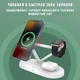 Зарядка беспроводная Qi 3in1 Magnetic wireless charger JYD WC126 |5-15W| White Док-станция для iPhone + iWatch + Airpods White (WC126W) - изображение 6