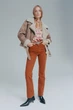Джинсы Zara 6147/168 - 38 Карамельные - изображение 1