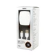 Мережевий зарядний пристрій Remax RP-U215i 2.4A 2 USB плюс кабель Lightning 220V EU білий - зображення 6