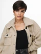 Куртка ONLY ONLNEWCAMILLA TEDDY SHACKET CC OTW XS Бежевый 15228419-Oatmea - изображение 3