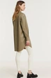 Куртка ONLY ONLSIA FAUX LEATHER SHACKET CC OTW XS Хаки 15242272-Mermaid - изображение 2