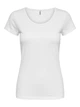 Футболка ONLY ONLLIVE LOVE LIFE S/S ONECK TOP NOOS JRS XS Білий 15205059-White - зображення 4
