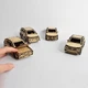 3D Kонструктор 3DBRT Пазл Набор машинок 4 в 1 Светлое-темное дерево - изображение 2