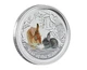 Посрібнена монета Кролик для Удачі, Здоров'я та Благополуччя у домі - зображення 1