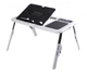 Столик для ноутбука E-Table LD09 15.6" Черно-белый (683143766) - изображение 1