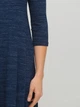Платье короткое осеннее женское Stradivarius 5242109010 S Темно-синее (KAY2000001328170) - изображение 4