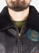 Куртка льотна шкіряна MIL-TEC Sturm Flight Jacket Top Gun Leather with Fur Collar 10470002 3XL Black (2000980537419) - зображення 3