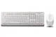 Клавіатура і миша A4Tech F1010 дротові White - зображення 1