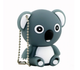 Жіночі фігурні флешки Dinosaur Driver 32GB Koala Gray - зображення 1