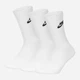 Набор мужских носков высоких Nike Everyday Essential DX5025-100 38-42 3 пары Белый (196148785692) - изображение 1