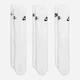 Набор мужских носков высоких Nike Everyday Essential DX5025-100 38-42 3 пары Белый (196148785692) - изображение 3