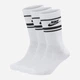 Набор мужских носков высоких Nike Everyday Essential DX5089-103 38-42 3 пары Белый/Черный (196148786217) - изображение 1