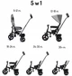 Триколісний велосипед MoMi Iris 5 в 1 Pink (ROTR00008) - зображення 9