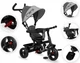 Трехколесный велосипед MoMi Iris 5 в 1 Gray (ROTR00010) - изображение 7