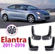 Бризковики MGC Hyundai Elantra 2011-2016 гв Америка комплект 4 шт 868313X000 868323X000 868413X000 868423X00 - зображення 4