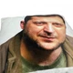 Подушка плюшевая KLik Print Зеленский 35х35 см со съемной наволочкой 1103221 - изображение 2