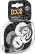 Пустышка Lovi Salt & Pepper силиконовая динамическая 6-18 месяцев Белая с серым 2 шт (22/879) - изображение 1