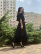 Женское платье из шифона Poliit 8855 черный 36 - изображение 3