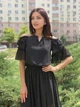 Женское платье из шифона Poliit 8855 черный 36 - изображение 7