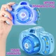 Детский фотоаппарат для мыльных пузырей Bubble cam Голубой игрушка со световыми и звуковыми эффектами - изображение 4