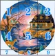 Набір для вишивання за нанесеною на канву схемою "Sunset lake villa".AIDA 14CT printed,48*48см - зображення 4