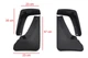 Брызговики MGC Nissan X-Trail T31 2007-2013 г комплект 4 шт 63854-JG000, 63855-JG000, 78812-JG000, 78813-JG000 - изображение 3