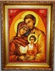 Ікона з бурштину Святе Сімейство і-114 Гранд Презент (15*20) - изображение 6