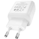 Зарядний пристрій HOCO N5 |1USB/1Type-C, PD20W/QC3.0, 3A| White адаптер із швидкою зарядкою (N5W) - зображення 3