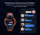 Детские умные часы Smart Baby Watch LT32 SIM-карта 4G видеозвонок Красные - изображение 3