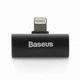 Перехідник BASEUS Lightning to Dual Lightnig L46. Black - зображення 3