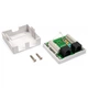Комп'ютерна розетка RJ45x2 UTP cat.5e 8P8C Vinga (VCPRJ45O2) - зображення 4