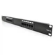 Патч-панель 19" 12хRJ-45 UTP 1U cat.5e Pipo (PP125191U) - изображение 1
