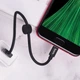 Короткий шнур для быстрой зарядки Hoco X35 Usb to Micro usb, цвет - черный, длина 25 см - изображение 5