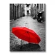 Картина Красный зонт45x60 см (P0501) - изображение 1