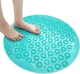 Круглий нековзний килимок Massage foot rad для душу М'ятний - зображення 1