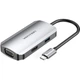 Док-станція USB3.1 Type-C --> HDMI/VGA/USB 3.0/PD 100W Hub 4-in-1 Vention - изображение 1