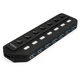 Концентратор Vinga USB3.0 to 7*USB3.0 HUB with switch and power adapter (VHA3A7SP) (VHA3A7SP) - зображення 1