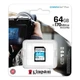 Карта памяти SDXC 64GB UHS-I/U3 Class 10 Kingston Canvas Go! Plus R170/W70MB/s (SDG3/64GB) - изображение 3